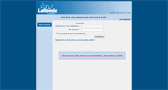 Desktop Screenshot of employes.laronde.com
